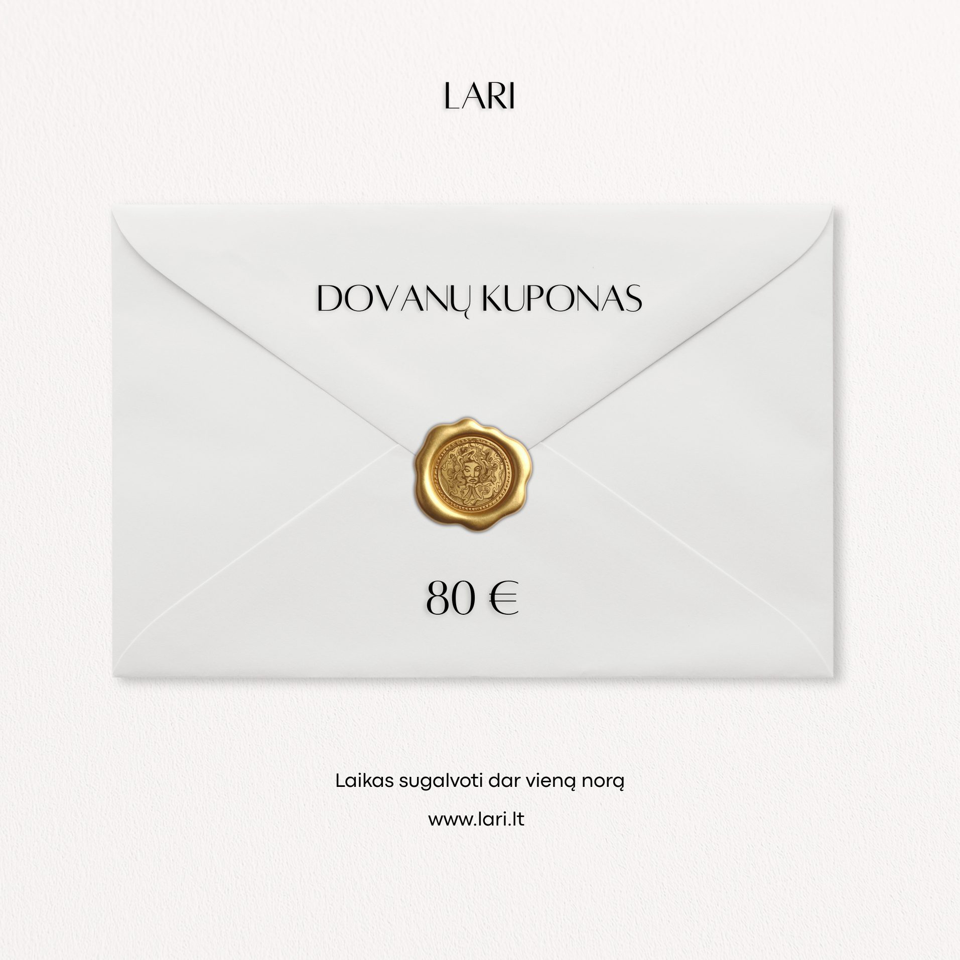 Dovanų kuponas 80€ Dovanų kuponas 80€